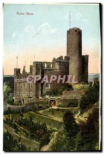 Cartes postales Chateau Ruine Maus