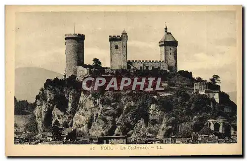 Cartes postales Chateau Foix