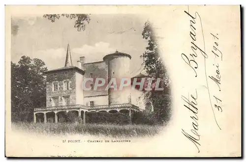 Cartes postales Chateau de Lamartine St Point