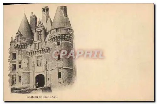 Ansichtskarte AK Chateau de Saint Agil