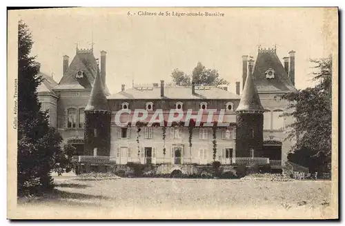 Cartes postales Chateau de St Leger sous la Bussiere