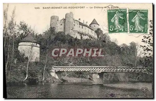 Cartes postales Chateau et la Sioule Saint Bonnet de Rochefort