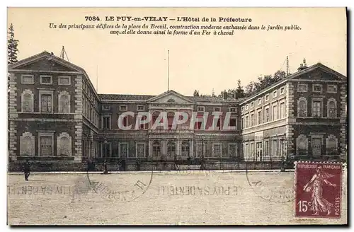 Cartes postales Le Puy en Velay L'Hotel de la Prefecture