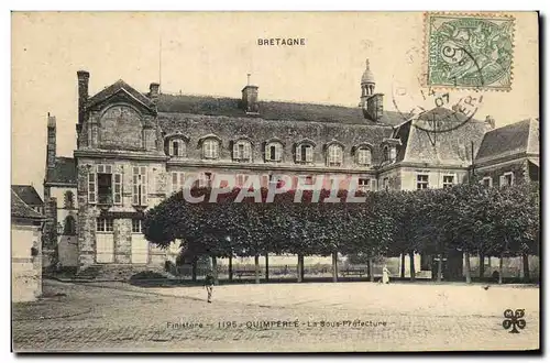 Cartes postales Quimperle La Sous Prefecture