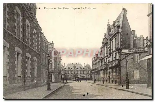 Cartes postales Prefecture Poitiers Rue Victor Hugo