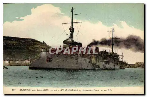 Ansichtskarte AK Bateau de guerre Le d'Entrecasteaux Batiment Ecole