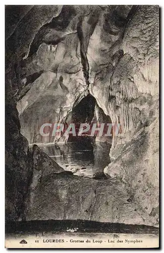 Ansichtskarte AK Grotte Grottes du Loup Lac des Nymphes