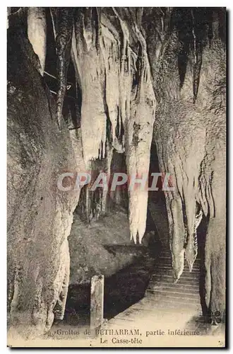 Cartes postales Grotte Grottes de Betharram Partie inferieure Le casse tete