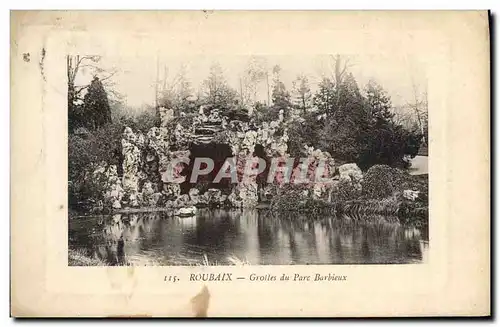 Ansichtskarte AK Grotte Grottes du Parc Barbieux Roubaix