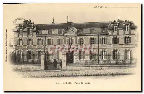 Cartes postales Palais de justice Melun