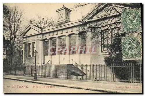 Cartes postales Palais de justice Mayenne