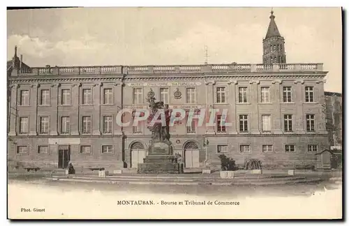 Cartes postales Palais de justice Montauban Bourse et Tribunal de Commerce