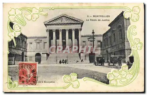 Cartes postales Palais de justice Montpellier
