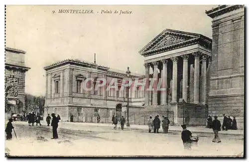 Cartes postales Palais de justice Montpellier