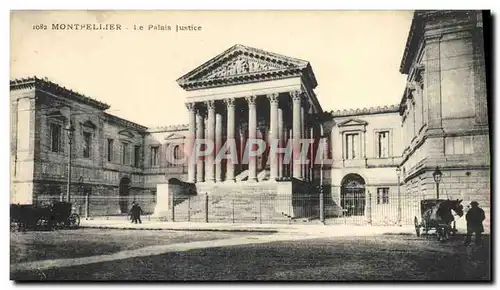 Cartes postales Palais de justice Montpellier