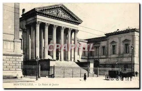 Cartes postales Palais de justice Montpellier