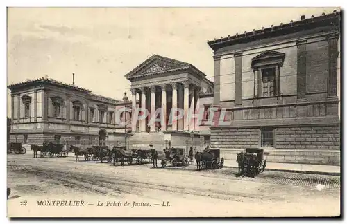 Cartes postales Palais de justice Montpellier