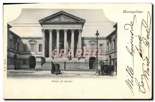 Cartes postales Palais de justice Montpellier