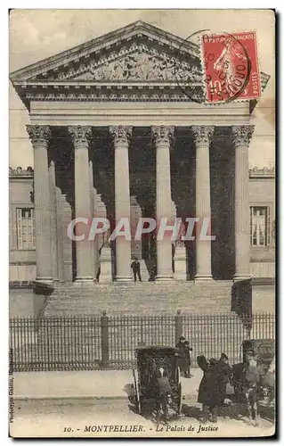 Cartes postales Palais de justice Montpellier