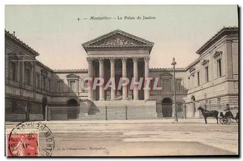 Cartes postales Palais de justice Montpellier