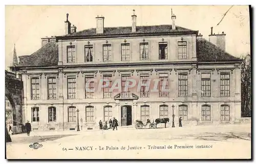 Cartes postales Palais de justice Nancy Tribunal de Premiere Instance