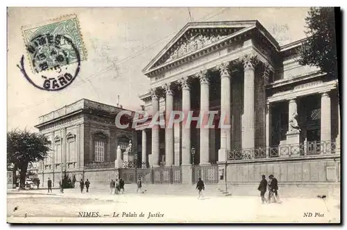 Ansichtskarte AK Palais de justice Nimes