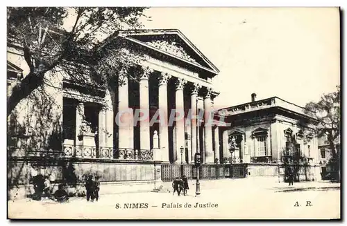 Ansichtskarte AK Palais de justice Nimes