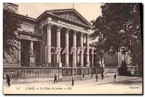 Ansichtskarte AK Palais de justice Nimes