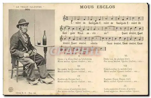 Cartes postales Folklore Le Velay Mous Esclous