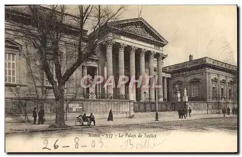 Cartes postales Palais de justice Nimes