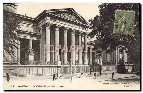 Ansichtskarte AK Palais de justice Nimes