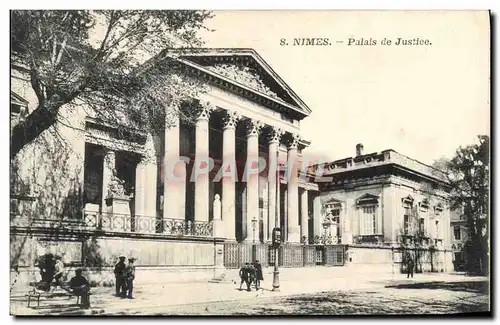 Cartes postales Palais de justice Nimes