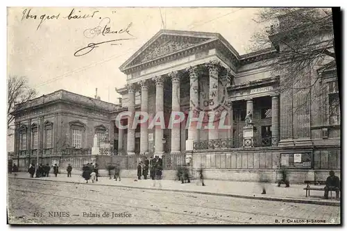 Ansichtskarte AK Palais de justice Nimes