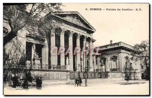 Ansichtskarte AK Palais de justice Nimes