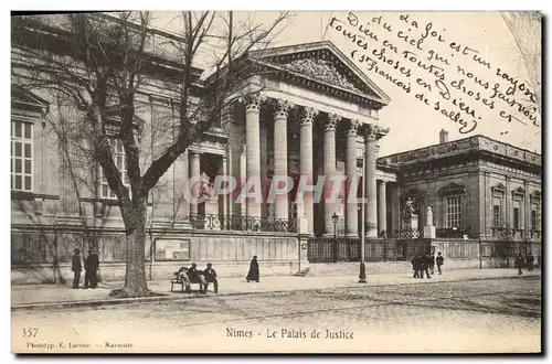 Ansichtskarte AK Palais de justice Nimes