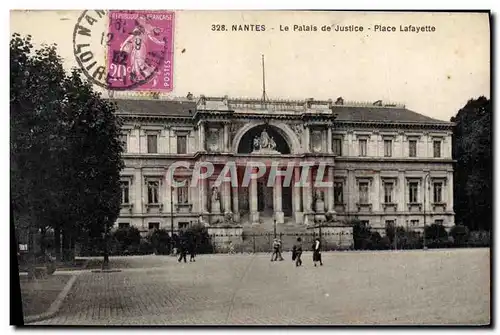 Cartes postales Palais de justice Place Lafayette Nantes