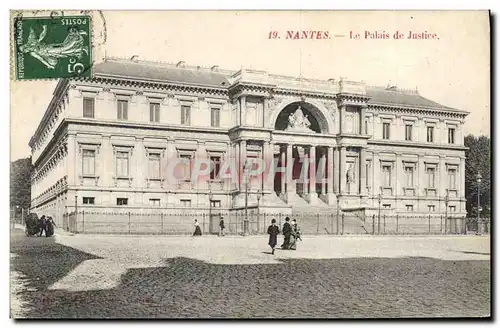 Cartes postales Palais de justice Nantes