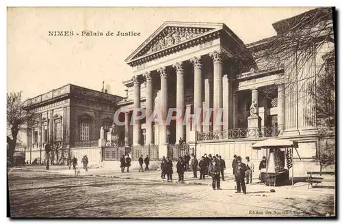 Cartes postales Palais de justice Nimes