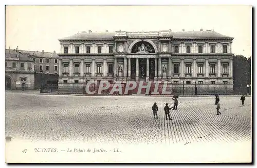 Cartes postales Palais de justice Nantes