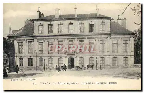 Ansichtskarte AK Palais de justice Nancy Tribunal de Premiere Instance