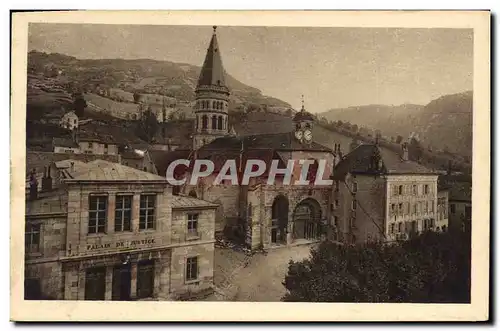 Cartes postales Palais de justice Eglise de Nantua