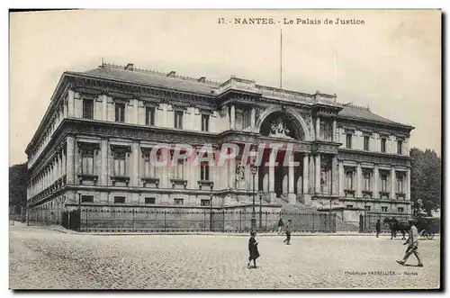 Cartes postales Palais de justice Nantes