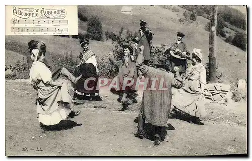 Ansichtskarte AK Folklore Auvergne La bourree