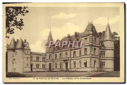 Cartes postales Chateau de la Chasseigne St Parize le Chatel