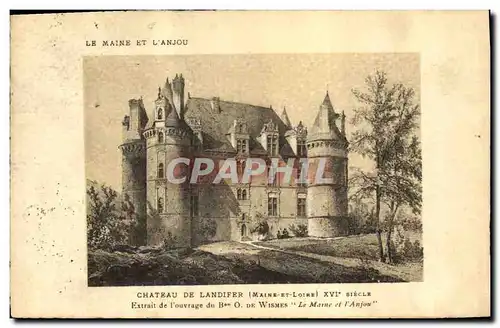 Ansichtskarte AK Chateau de landifer Maine et Anjou