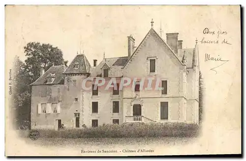 Ansichtskarte AK Chateau d'Allardes Environs de Sancoins