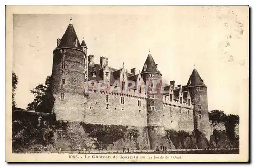 Ansichtskarte AK Chateau de Josselin sur les bords de l'Oust