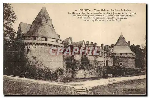 Ansichtskarte AK Pontivy Vieux Chateau des Ducs de Rohan