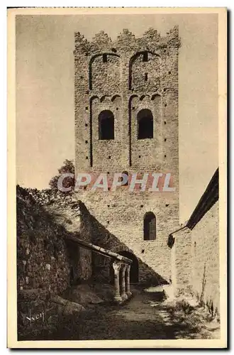 Ansichtskarte AK Chateau Environs de Vernet les Bains Abbaye de St Martin du Canigou La tour et les tombeaux