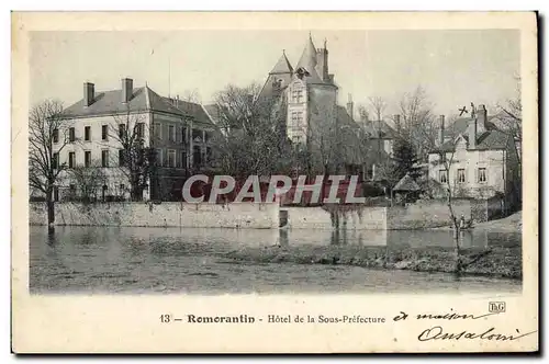 Cartes postales Romoratin Hotel de la Sous Prefecture